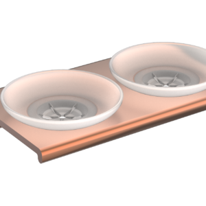 3 Dual Soap Dish Wall Model
